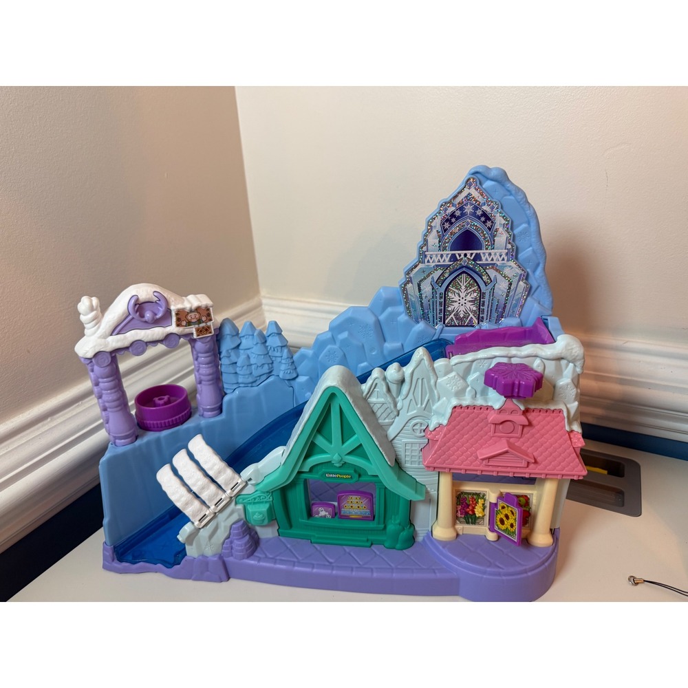 Fisher-Price Little People Disney Frozen Arendelle Castle Playset Toddler Blue